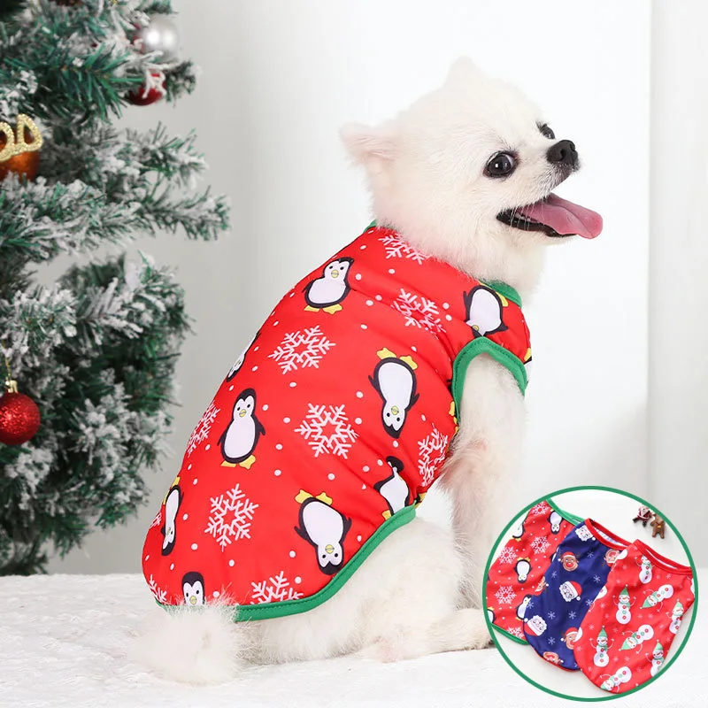 Dog Clothes Vest for Small Medium Dogs Christmas Style Pet Clothing Cartoon Printed Puppy Cat Vest Chihuahua Cute Costume
Dog Clothes Vest for Small Medium Dogs Christmas Style Pet Clothing Cartoon Printed Puppy Cat Vest Chihuahua Cute Costume