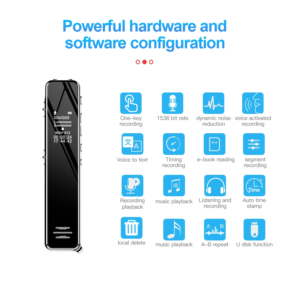 2021 NEW 32G Mini Digital Voice Recorder Audio Pen Dictaphone Small Sound Recorder Voice Activated Recording Meeting Class
2021 NEW 32G Mini Digital Voice Recorder Audio Pen Dictaphone Small Sound Recorder Voice Activated Recording Meeting Class