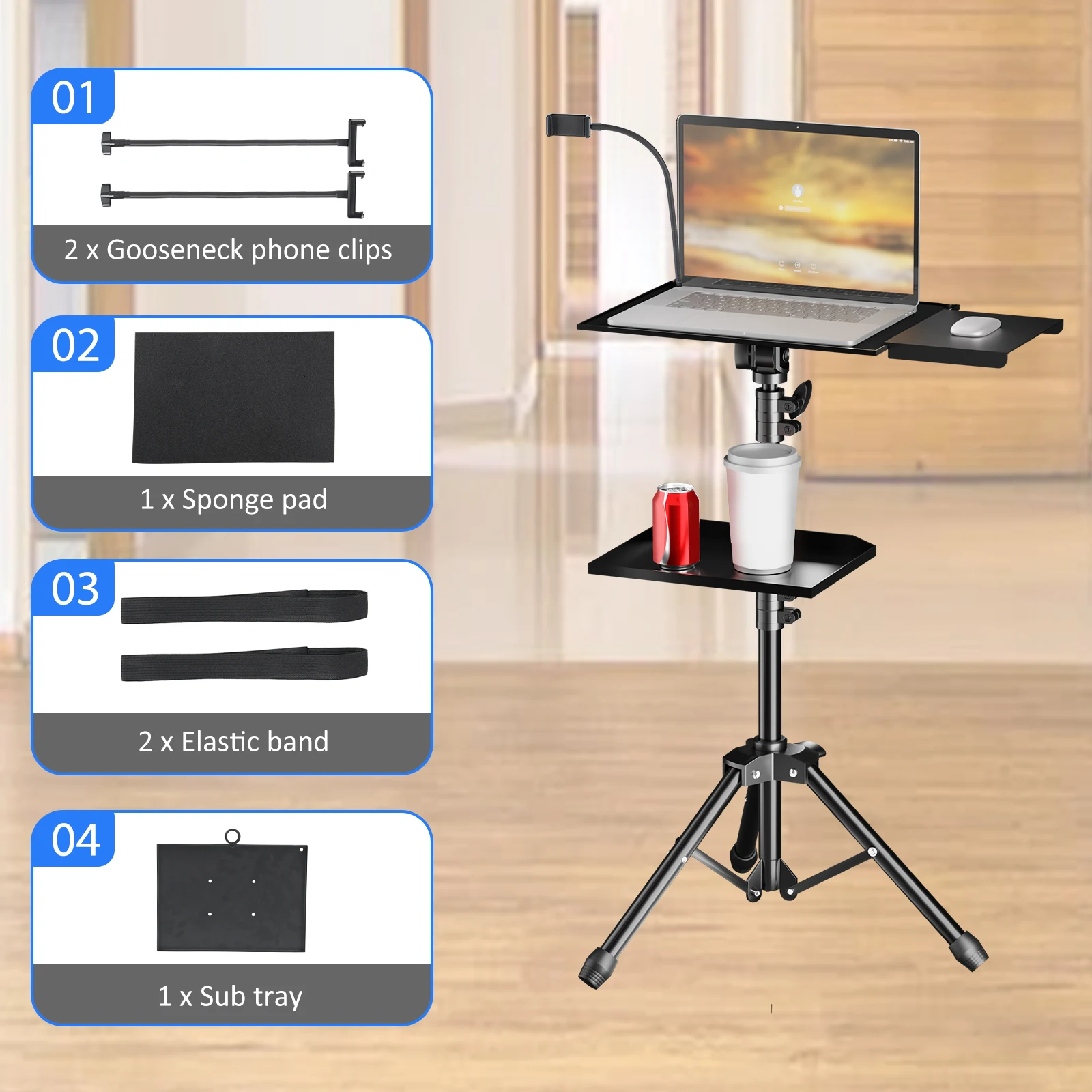 125cm projector tripod laptop tripod adjustable height 23 to 63" standing desk outdoor computer desk stand studio
125cm projector tripod laptop tripod adjustable height 23 to 63" standing desk outdoor computer desk stand studio