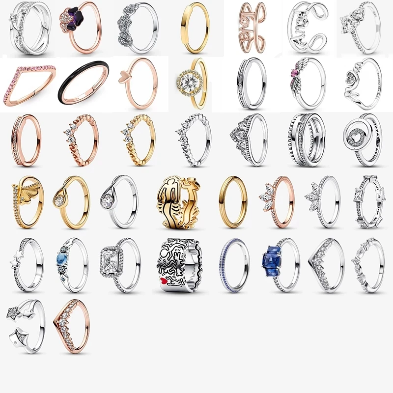 PDB JZ 15 Original Brand 100% 925 sterling silver ring engraved with sparkling logo love heart diamond ring Feather female ring
PDB JZ 15 Original Brand 100% 925 sterling silver ring engraved with sparkling logo love heart diamond ring Feather female ring