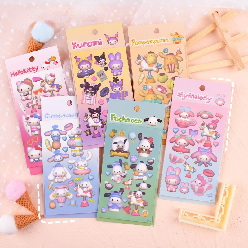 Modeling Amusement Park Cartoon Sanrio Kuromi Melody Goo Card DIY Sticker Handbook Diary
Modeling Amusement Park Cartoon Sanrio Kuromi Melody Goo Card DIY Sticker Handbook Diary