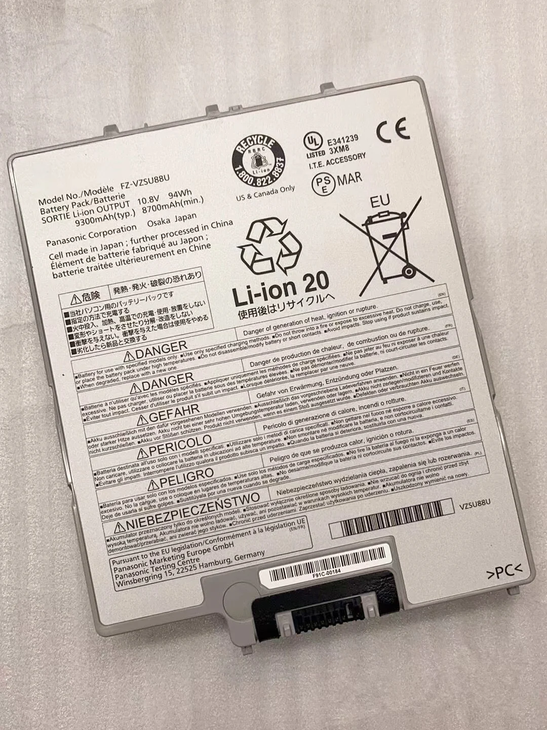 new Original FZ-VZSU84U FZ-VZSU84R Laptop Battery For Panasonic FZ-G1 Tablet PC FZ-VZSU84A2U FZ-VZSU88U 45Wh
new Original FZ-VZSU84U FZ-VZSU84R Laptop Battery For Panasonic FZ-G1 Tablet PC FZ-VZSU84A2U FZ-VZSU88U 45Wh