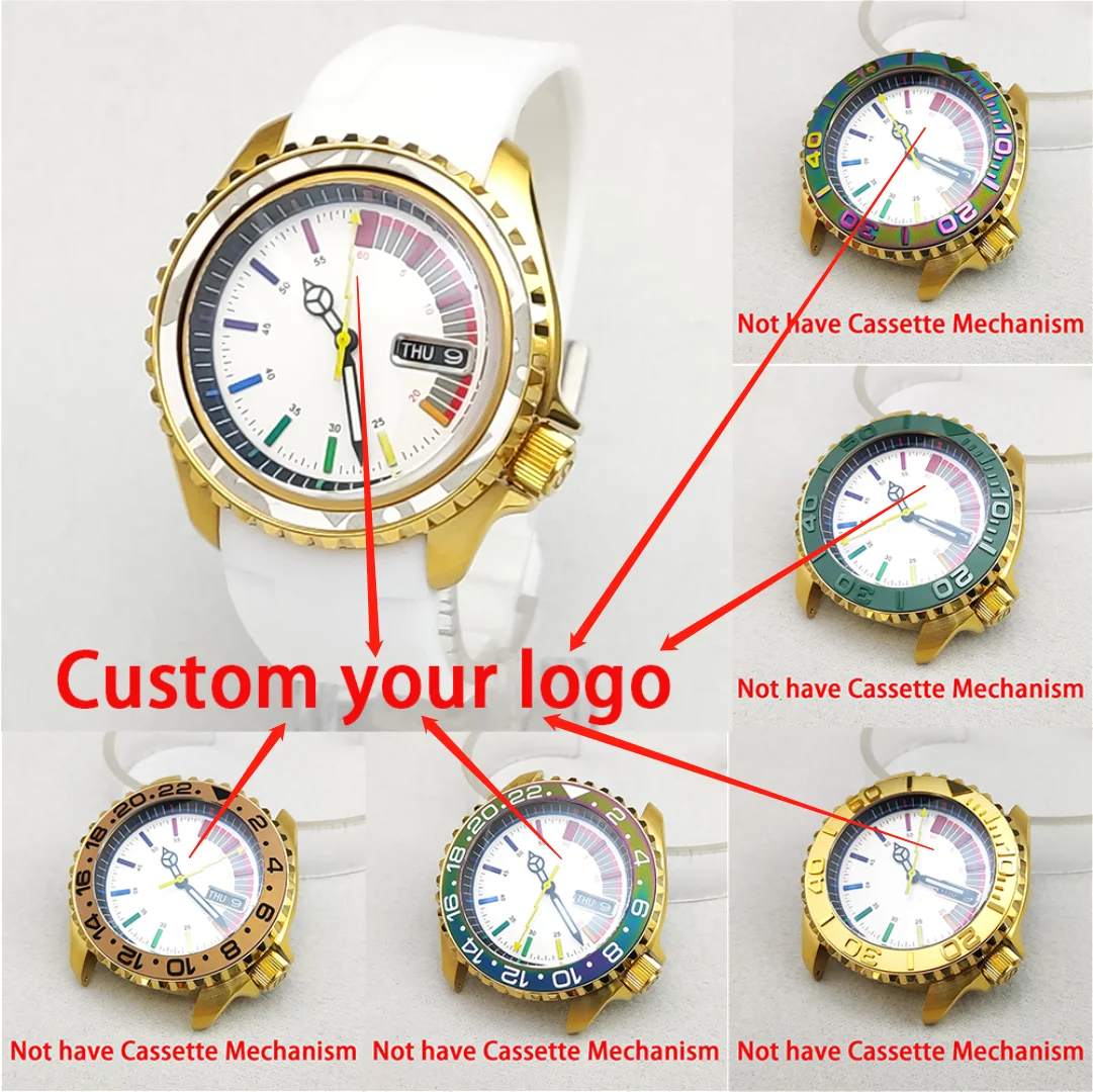 42MM Gold Men's Watch Modified Accessories Custom Logo NH36A Movement Waterproof Sapphire Mirror Glow Pointer
42MM Gold Men's Watch Modified Accessories Custom Logo NH36A Movement Waterproof Sapphire Mirror Glow Pointer