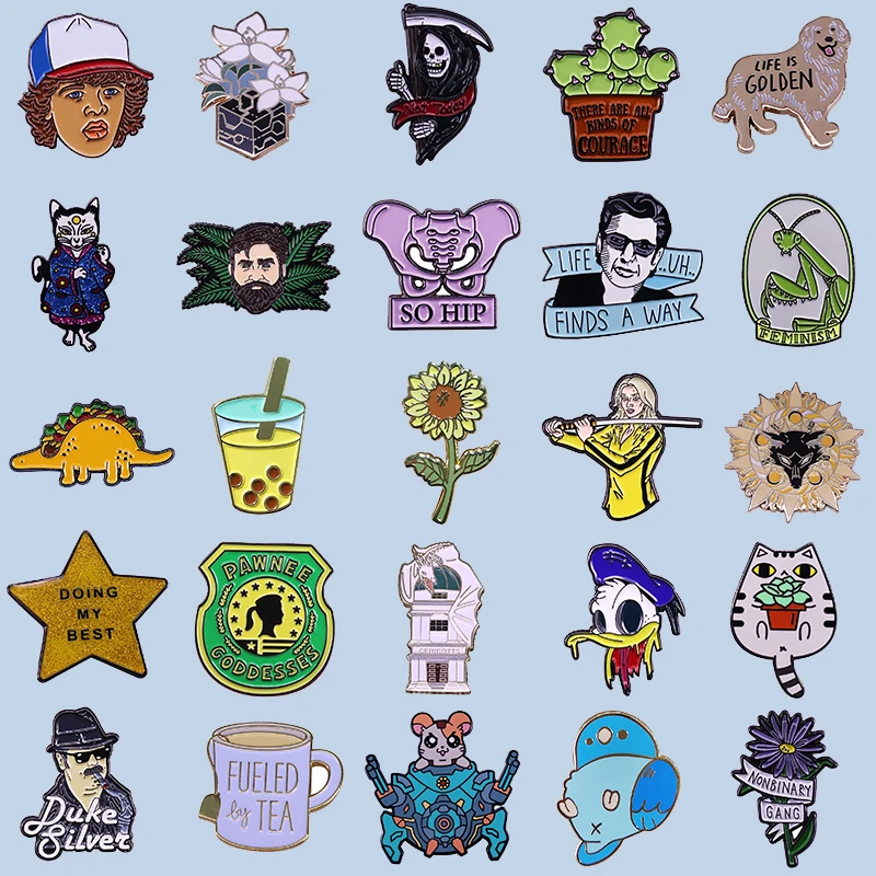 Cartoon Anime Enamel Pin Lapel Pins for Backpacks Men Women's Brooches on Clothes Briefcase Badges Jewelry Decoration Gift
Cartoon Anime Enamel Pin Lapel Pins for Backpacks Men Women's Brooches on Clothes Briefcase Badges Jewelry Decoration Gift