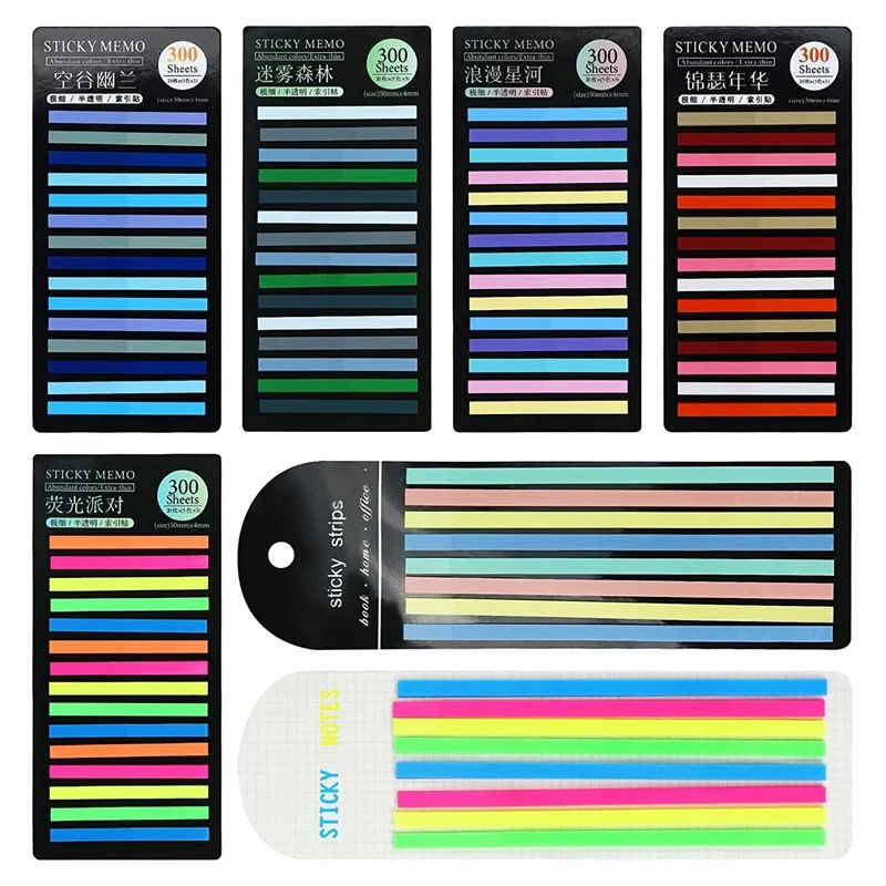 Highlighter Strips Set,Short & Long Highlighter Strips 1820 Pcs,Various Colors Page Markers Transparent Highlight Strips
Highlighter Strips Set,Short & Long Highlighter Strips 1820 Pcs,Various Colors Page Markers Transparent Highlight Strips