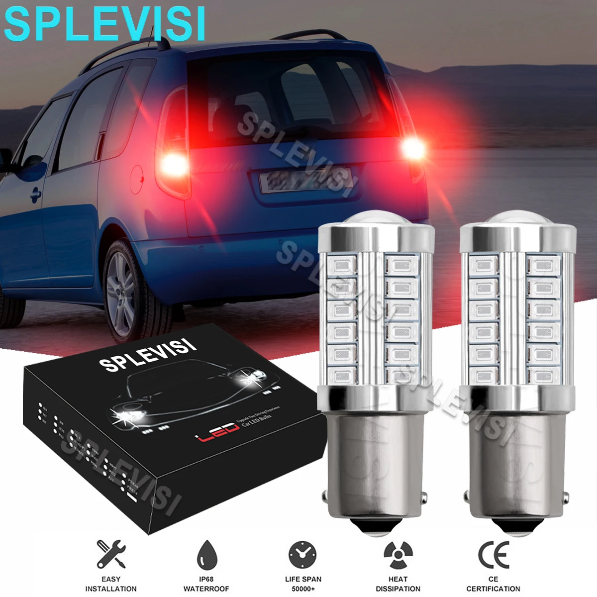 2PCS LED Red Brake Stop Tail Light Lamp Bulbs For Skoda Roomster 5J 2006-2015 Skoda Fabia MK1 1999-07 Skoda Yeti 5L 2009-2017
2PCS LED Red Brake Stop Tail Light Lamp Bulbs For Skoda Roomster 5J 2006-2015 Skoda Fabia MK1 1999-07 Skoda Yeti 5L 2009-2017