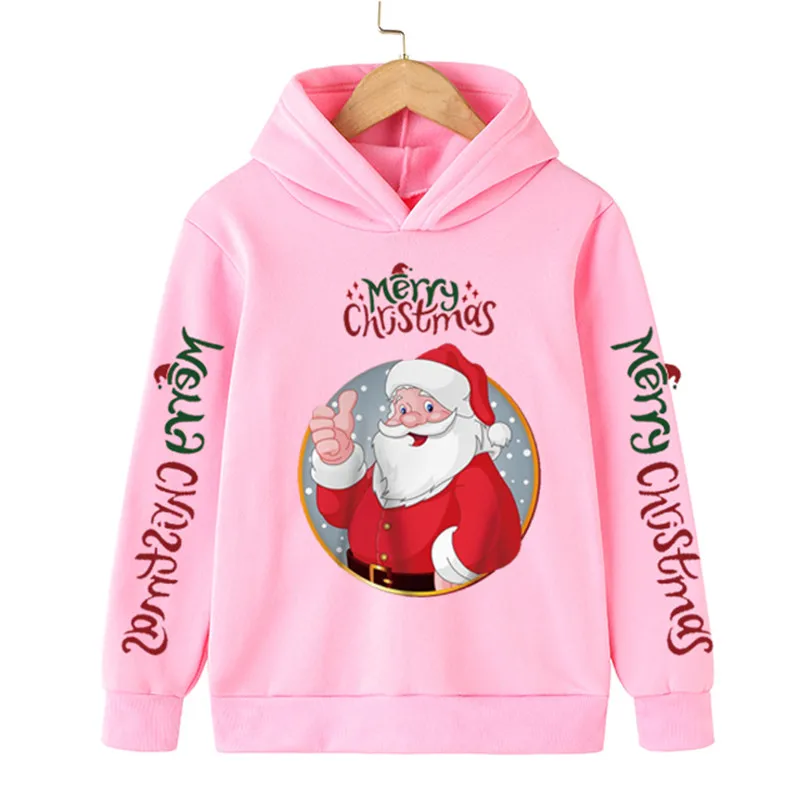 Children's Christmas Santa Claus Sweatshirts Spring Autumn Long Sleeve Santa Claus Hoodies Kids Boys And Girls Hooded Tops
Children's Christmas Santa Claus Sweatshirts Spring Autumn Long Sleeve Santa Claus Hoodies Kids Boys And Girls Hooded Tops