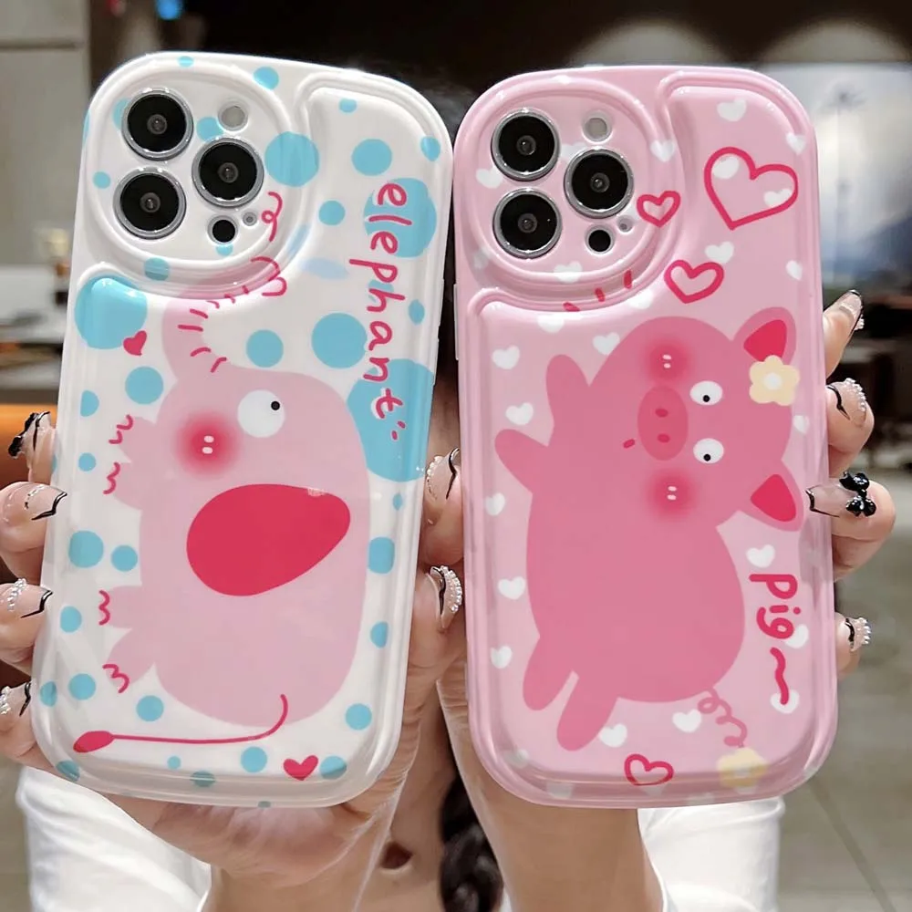 moskado Cute Cartoon Pink Pig Phone Case For iPhone 11 13 12 Pro Max X XS XR Shockprrof Soft Lens Protection TPU Bumper Cover
moskado Cute Cartoon Pink Pig Phone Case For iPhone 11 13 12 Pro Max X XS XR Shockprrof Soft Lens Protection TPU Bumper Cover