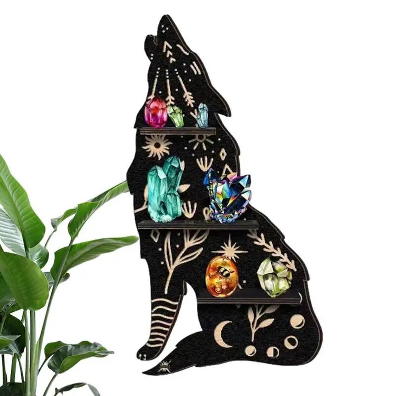 Crystal Wall Shelf Hand Wolf Crystal Holder Shelves Floating Shelf For Crystals Wall Shelf For Zen Yoga Decor Spiritual 
Crystal Wall Shelf Hand Wolf Crystal Holder Shelves Floating Shelf For Crystals Wall Shelf For Zen Yoga Decor Spiritual