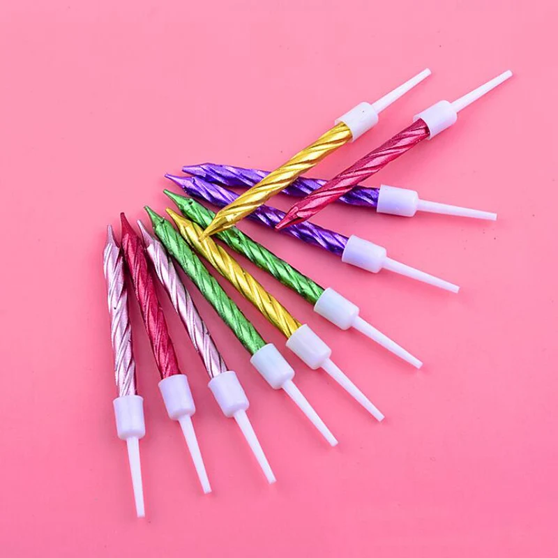 10pcs Metal Chrome Gold Silver Birthday Candles DIY Colorful Cake Decor Wedding Baby Shower Supplies Metallic Color Cake Topper
10pcs Metal Chrome Gold Silver Birthday Candles DIY Colorful Cake Decor Wedding Baby Shower Supplies Metallic Color Cake Topper