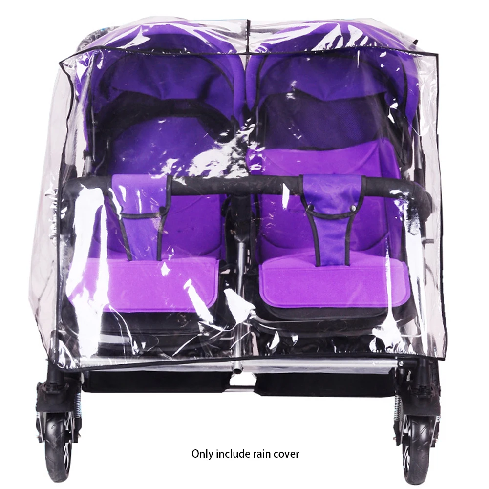 Accessories Universal PVC Twin Baby Pushchair Foldable Wind Dust Shield Zipper Open Outdoor Transparent Pram Stroller Rain Cover
Accessories Universal PVC Twin Baby Pushchair Foldable Wind Dust Shield Zipper Open Outdoor Transparent Pram Stroller Rain Cover