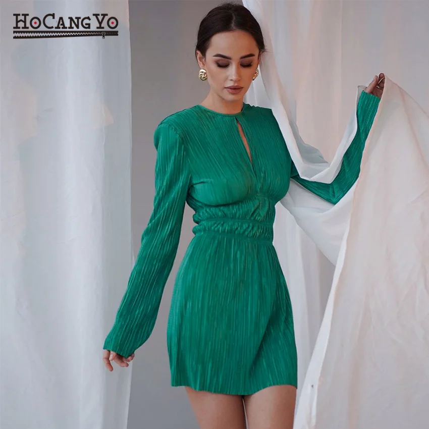 New Elegant Pleated Women High Waist Dress Long Sleeve Eyelet Elegant Dress Ladies Back Keyhole Spring 2022 Elastic Female Dress
New Elegant Pleated Women High Waist Dress Long Sleeve Eyelet Elegant Dress Ladies Back Keyhole Spring 2022 Elastic Female Dress