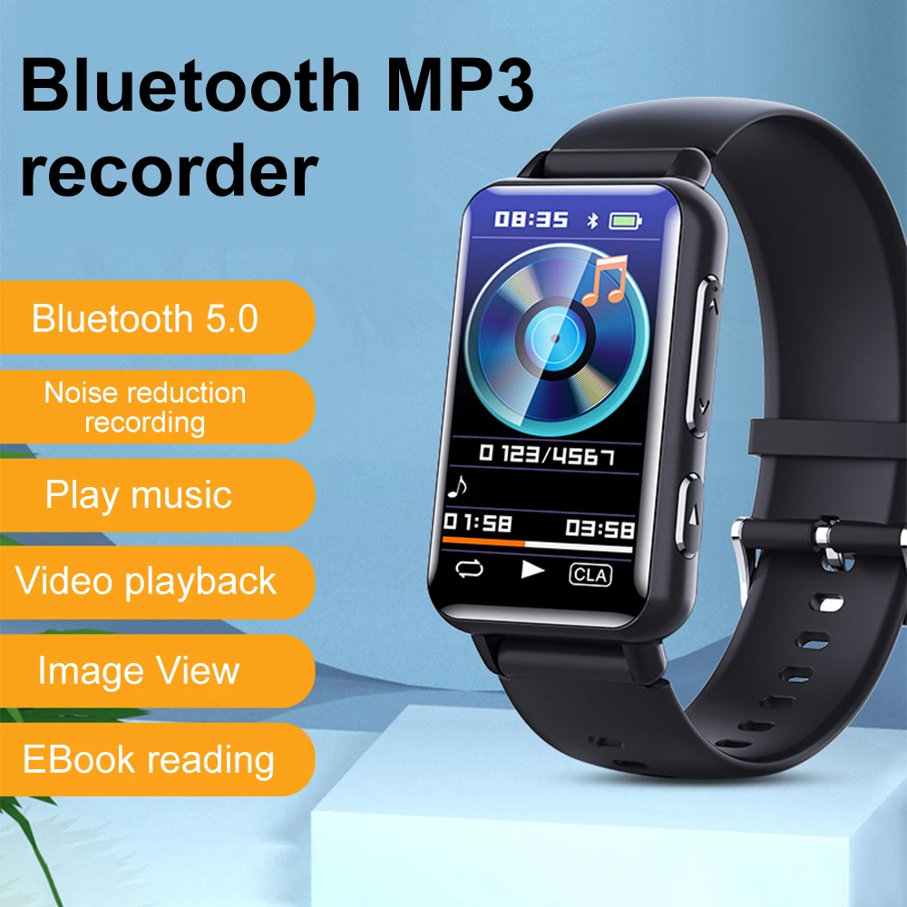 S8 Digital Voice Recorder 4/8/16/32G Wrist Watch Smart HD Noise Cancelling Recording Support MP3 Player E-Book Video Image View
S8 Digital Voice Recorder 4/8/16/32G Wrist Watch Smart HD Noise Cancelling Recording Support MP3 Player E-Book Video Image View
