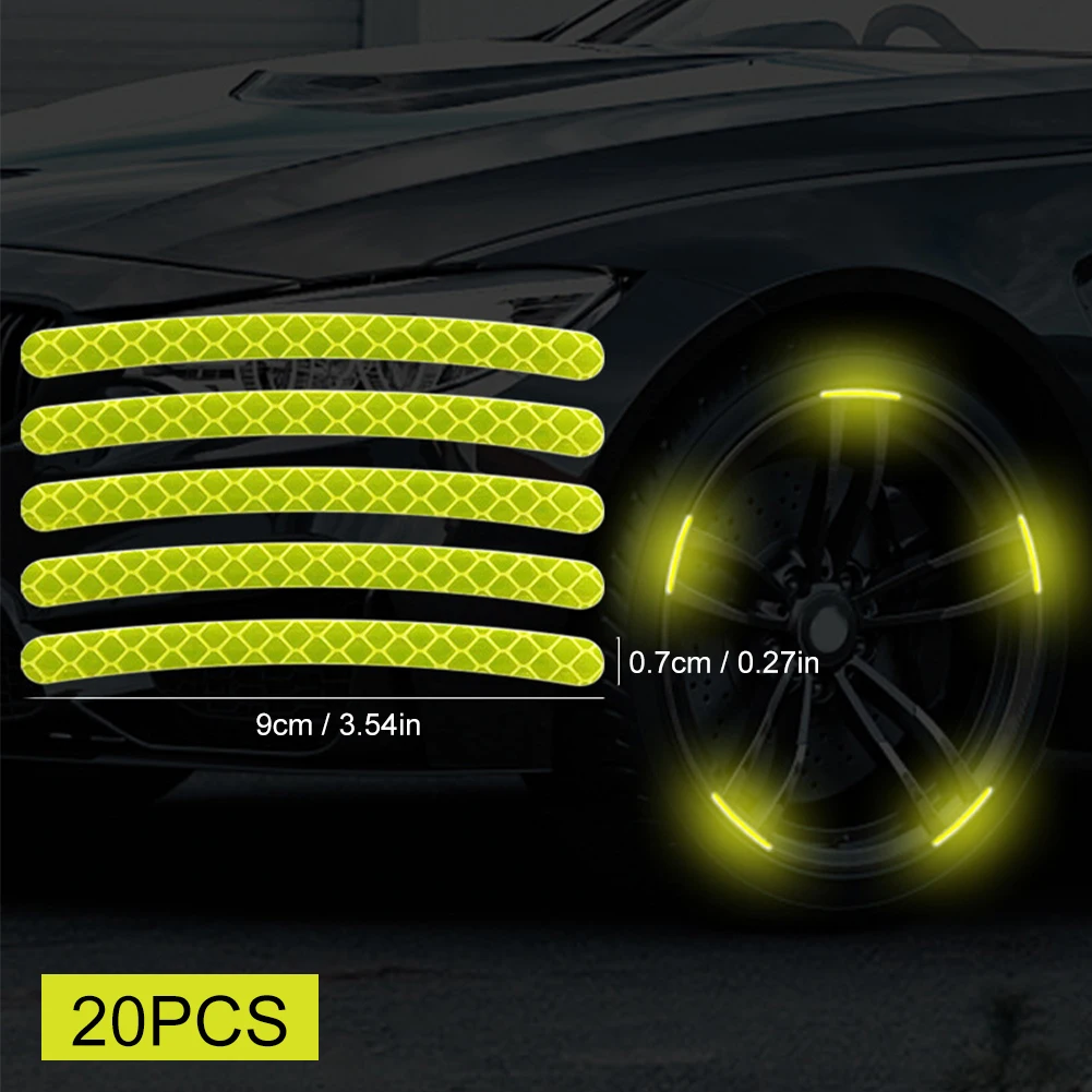 20pcs Car Wheel Reflective Tape Warning Luminous Tape Modified General Tire Ring Moto Waterproof Reflective Decorative Tape
20pcs Car Wheel Reflective Tape Warning Luminous Tape Modified General Tire Ring Moto Waterproof Reflective Decorative Tape