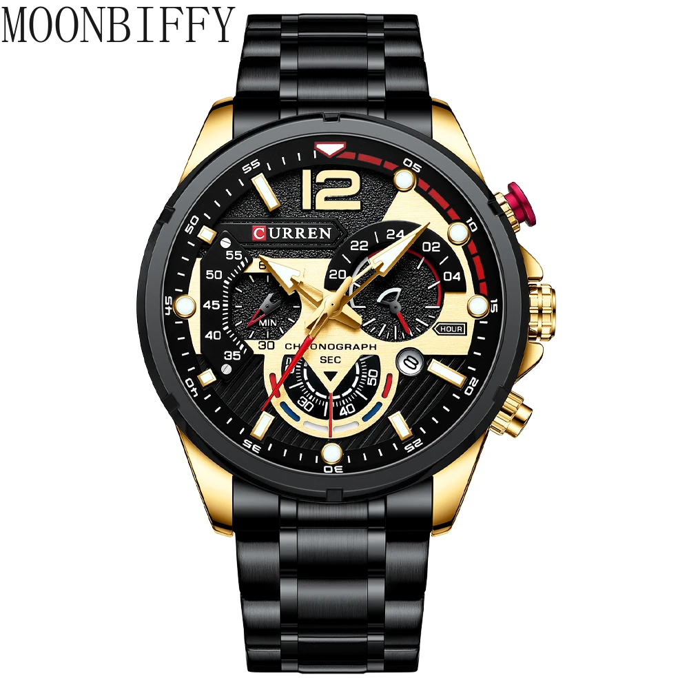 Watch Men's 2022 Top Brand Luxury Casual Steel Quartz Men's Watch Business Clock Men's Sports Waterproof Date Chronograph
Watch Men's 2022 Top Brand Luxury Casual Steel Quartz Men's Watch Business Clock Men's Sports Waterproof Date Chronograph
