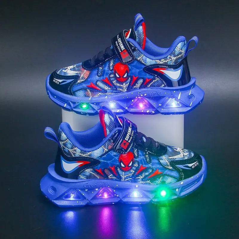 Disney Boys' Casual Shoes Mesh Breathable LED Lights Children's Sports Shoes Men's Children's Baby Sneakers Blue Red Shoes
Disney Boys' Casual Shoes Mesh Breathable LED Lights Children's Sports Shoes Men's Children's Baby Sneakers Blue Red Shoes