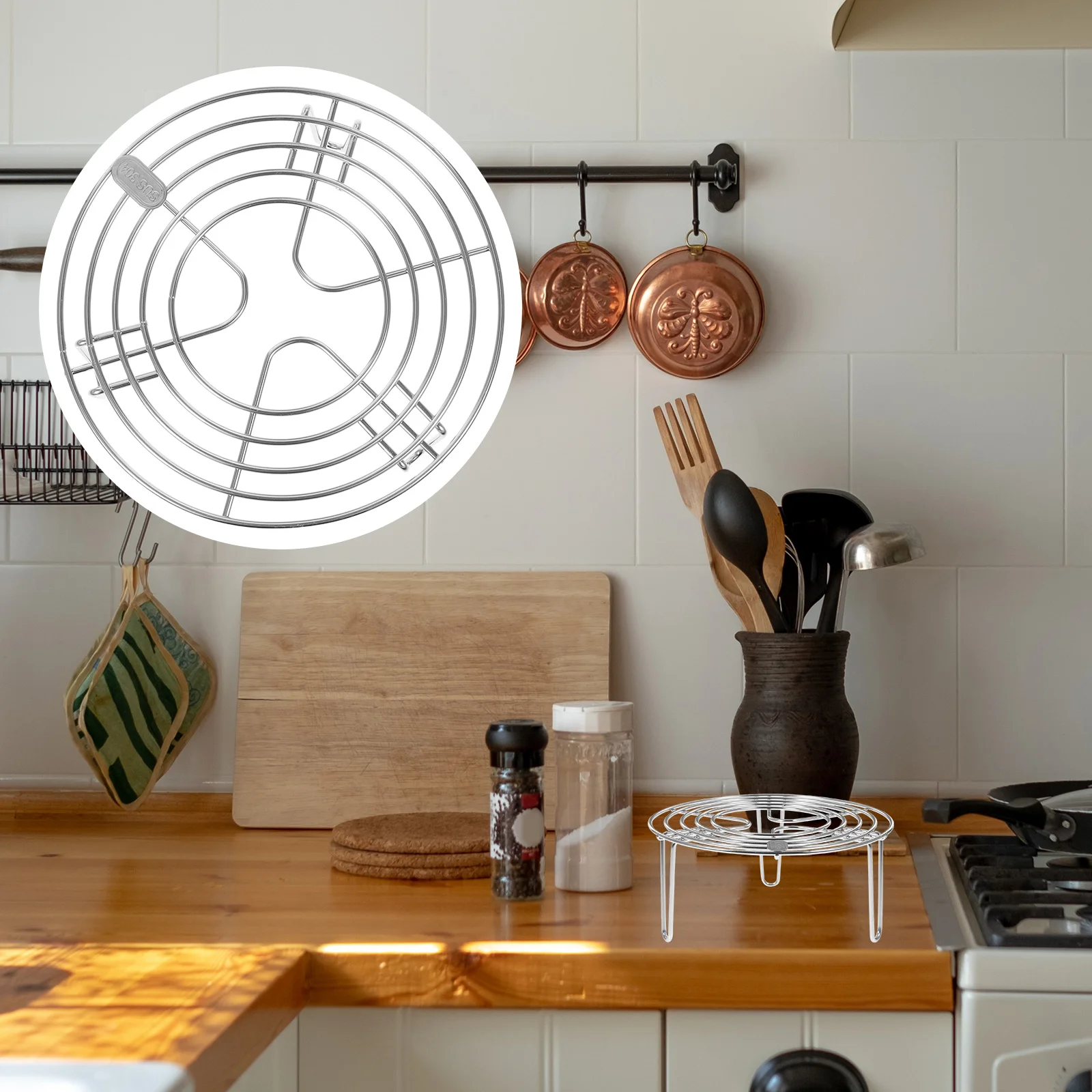 Rack Steamer Steaming Steam Stand Cooking Trivet Round Pot Steel Cooling Egg Stainless Baking Pressure Cooker Basket Canning
Rack Steamer Steaming Steam Stand Cooking Trivet Round Pot Steel Cooling Egg Stainless Baking Pressure Cooker Basket Canning