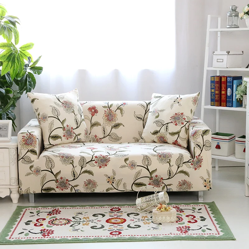 Floral Printing Stretch Elastic Sofa Cover Cotton Sofa Towel Slip-resistant Sofa Covers for Living Room 
Floral Printing Stretch Elastic Sofa Cover Cotton Sofa Towel Slip-resistant Sofa Covers for Living Room