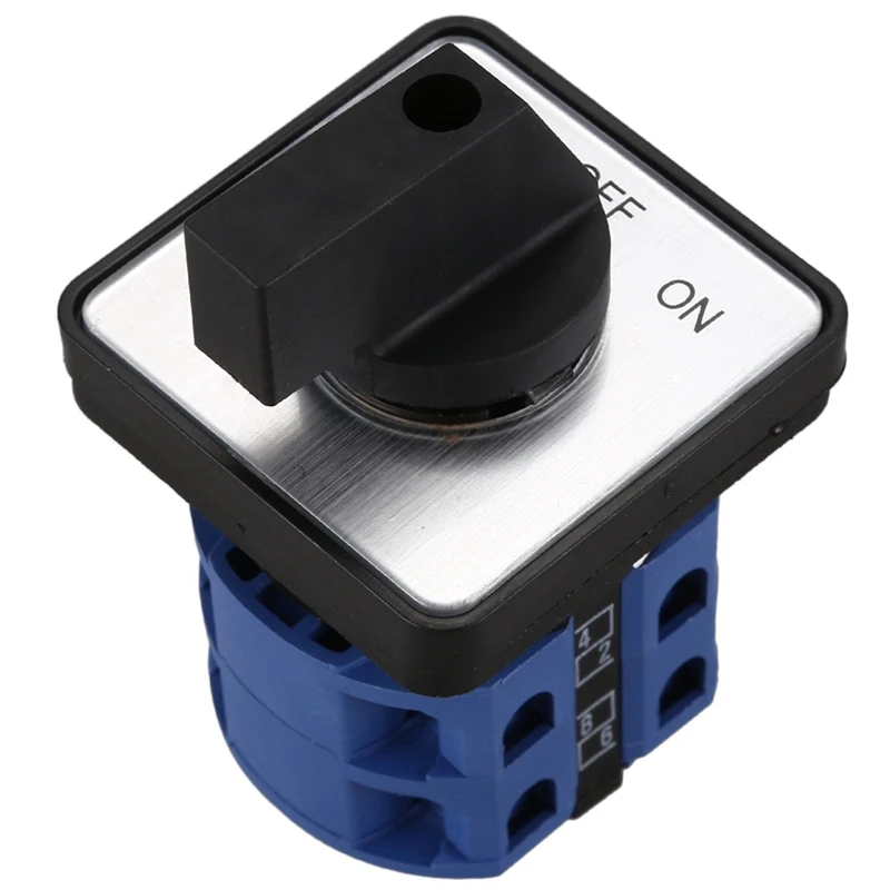 3X AC660V 25A 2-Pole 3-Position Momentary Plastic Rotary Changeover Switch Blue+Black
3X AC660V 25A 2-Pole 3-Position Momentary Plastic Rotary Changeover Switch Blue+Black