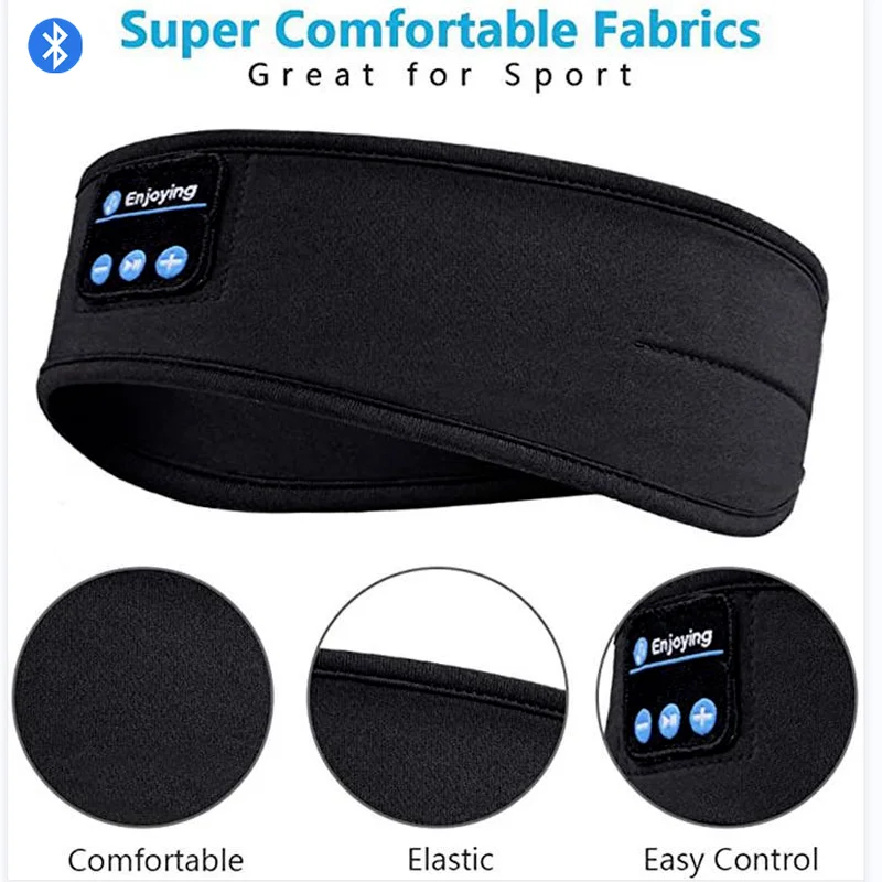 Sleep Eye Mask with Bluetooth 5.0 Headphones Soft Elastic Comfortable Headband ASMR Sleeping Band 10H Music
Sleep Eye Mask with Bluetooth 5.0 Headphones Soft Elastic Comfortable Headband ASMR Sleeping Band 10H Music
