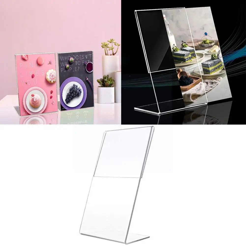 5pcs Acrylic Transparent Card Holder Stand Desk Sign Holder Label Price Stand Paper Display Card Holders Label A6 1.3mm Fra G0m0
5pcs Acrylic Transparent Card Holder Stand Desk Sign Holder Label Price Stand Paper Display Card Holders Label A6 1.3mm Fra G0m0