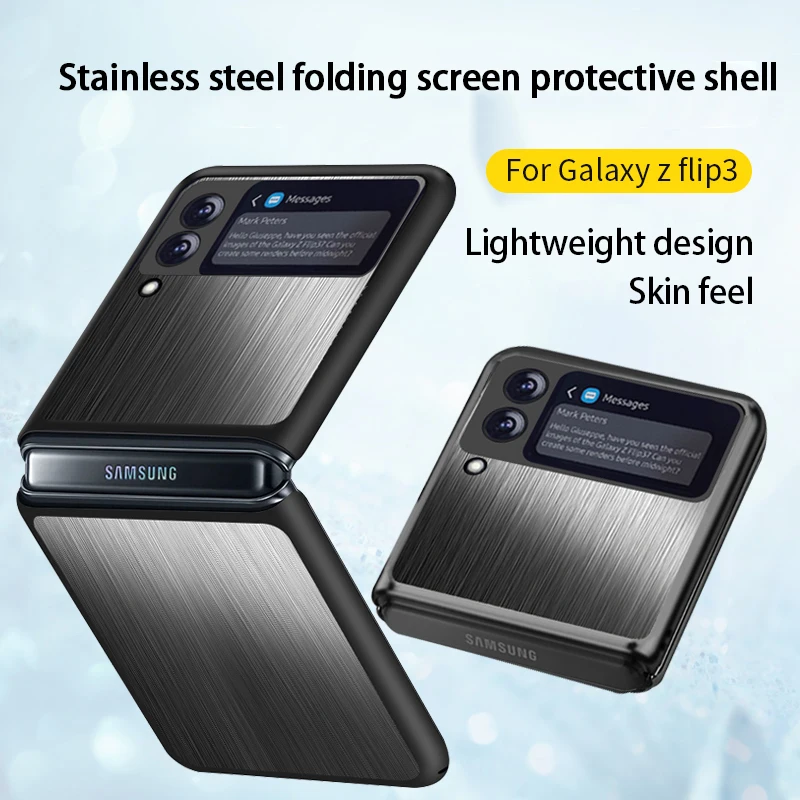Матовый чехол для телефона из нержавеющей стали для Samsung Galaxy Z Flip 3, противоударный чехол для Samsung Z Flip 3, задняя крышка с металлическим проводо...
Матовый чехол для телефона из нержавеющей стали для Samsung Galaxy Z Flip 3, противоударный чехол для Samsung Z Flip 3, задняя крышка с металлическим проводо...