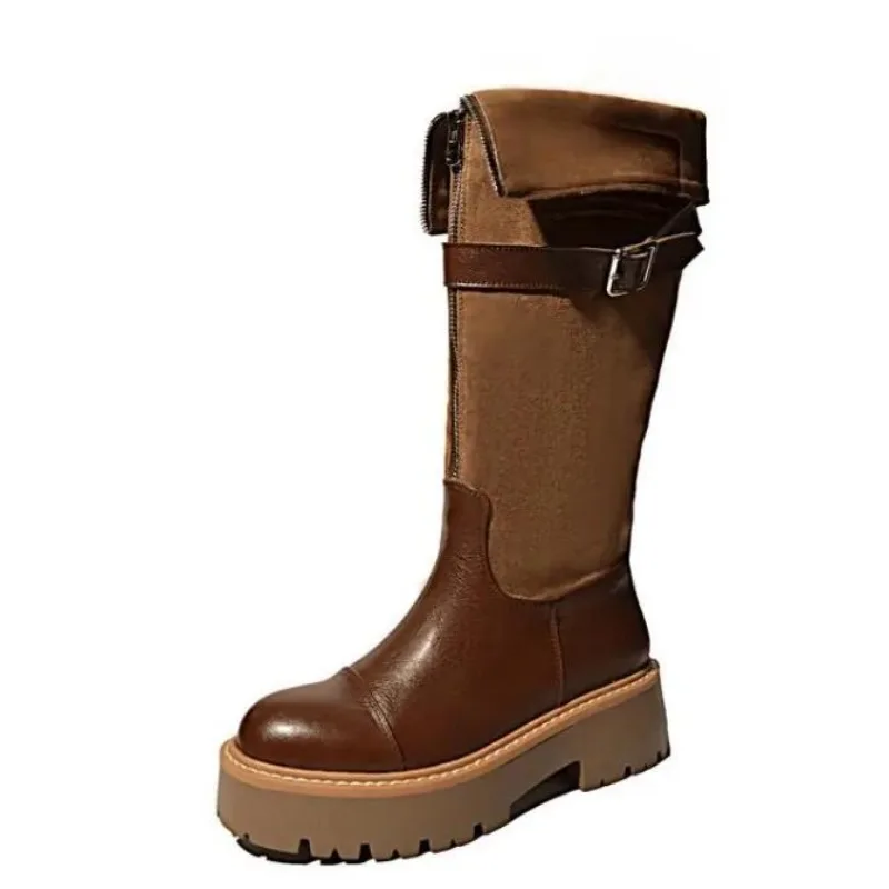 Woman Boots Knee High Platfrom Studded Spring Autumn Knight Combat Gothic Elegant Medium Heel Women's Shoes Motorcycle Footwear
Woman Boots Knee High Platfrom Studded Spring Autumn Knight Combat Gothic Elegant Medium Heel Women's Shoes Motorcycle Footwear