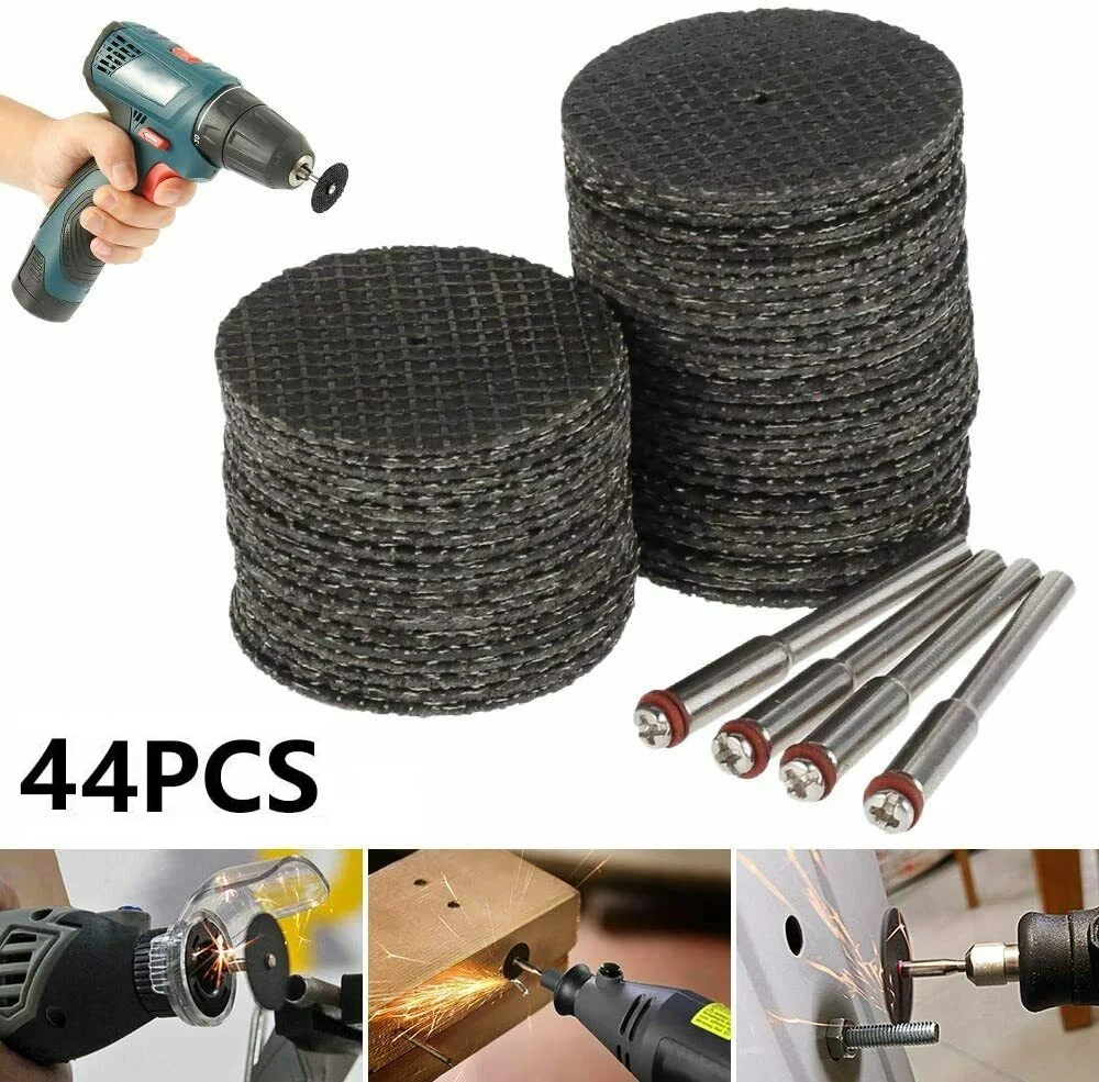 40pcs 32mm Fiberglass Reinforced Resin Cutting Discs Dry/wet Cut-off Wheels With Mandrel Dremel Abrasive Rotary Tool Accessories
40pcs 32mm Fiberglass Reinforced Resin Cutting Discs Dry/wet Cut-off Wheels With Mandrel Dremel Abrasive Rotary Tool Accessories