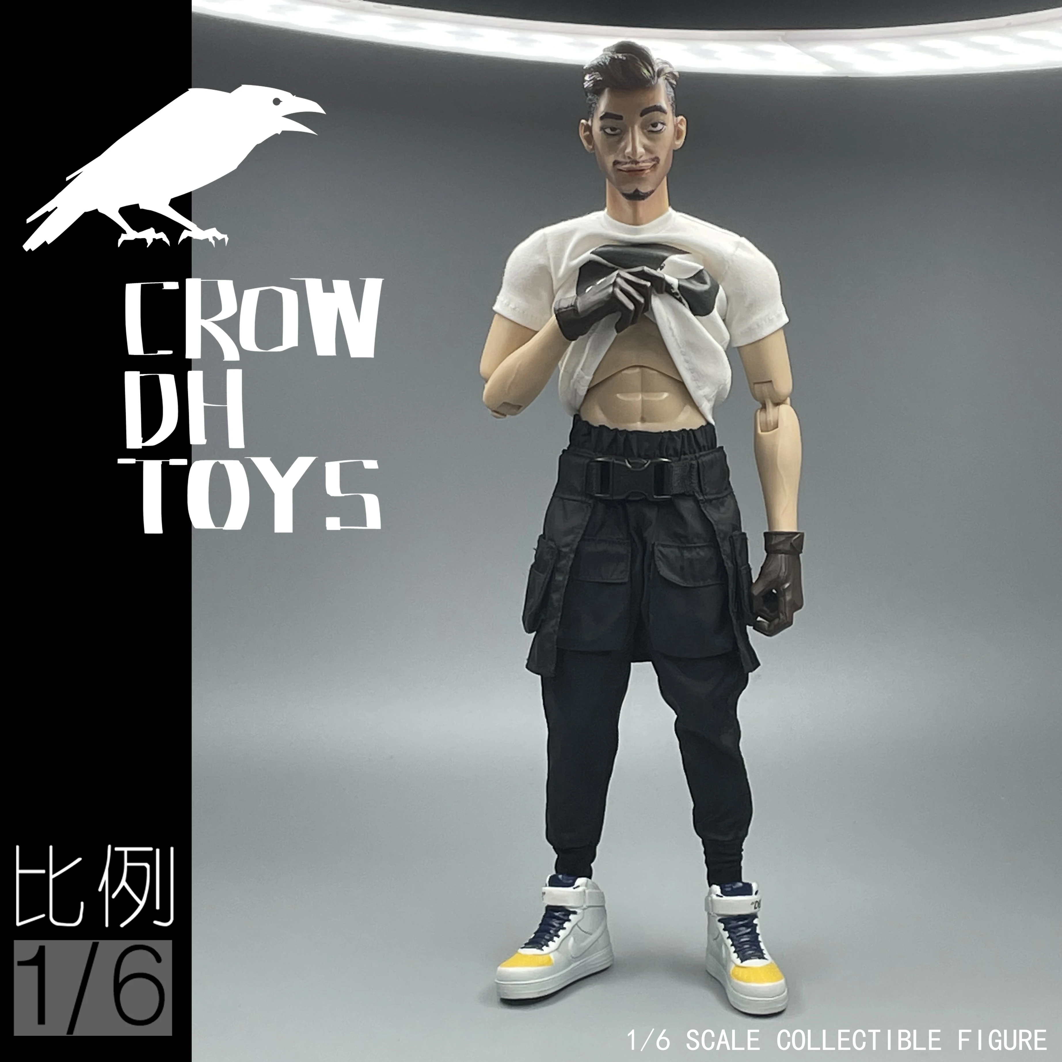 1/6 Scale Trendy Male Clothes T Shirt Pocket Trousers CROW DH TOYS
1/6 Scale Trendy Male Clothes T Shirt Pocket Trousers CROW DH TOYS