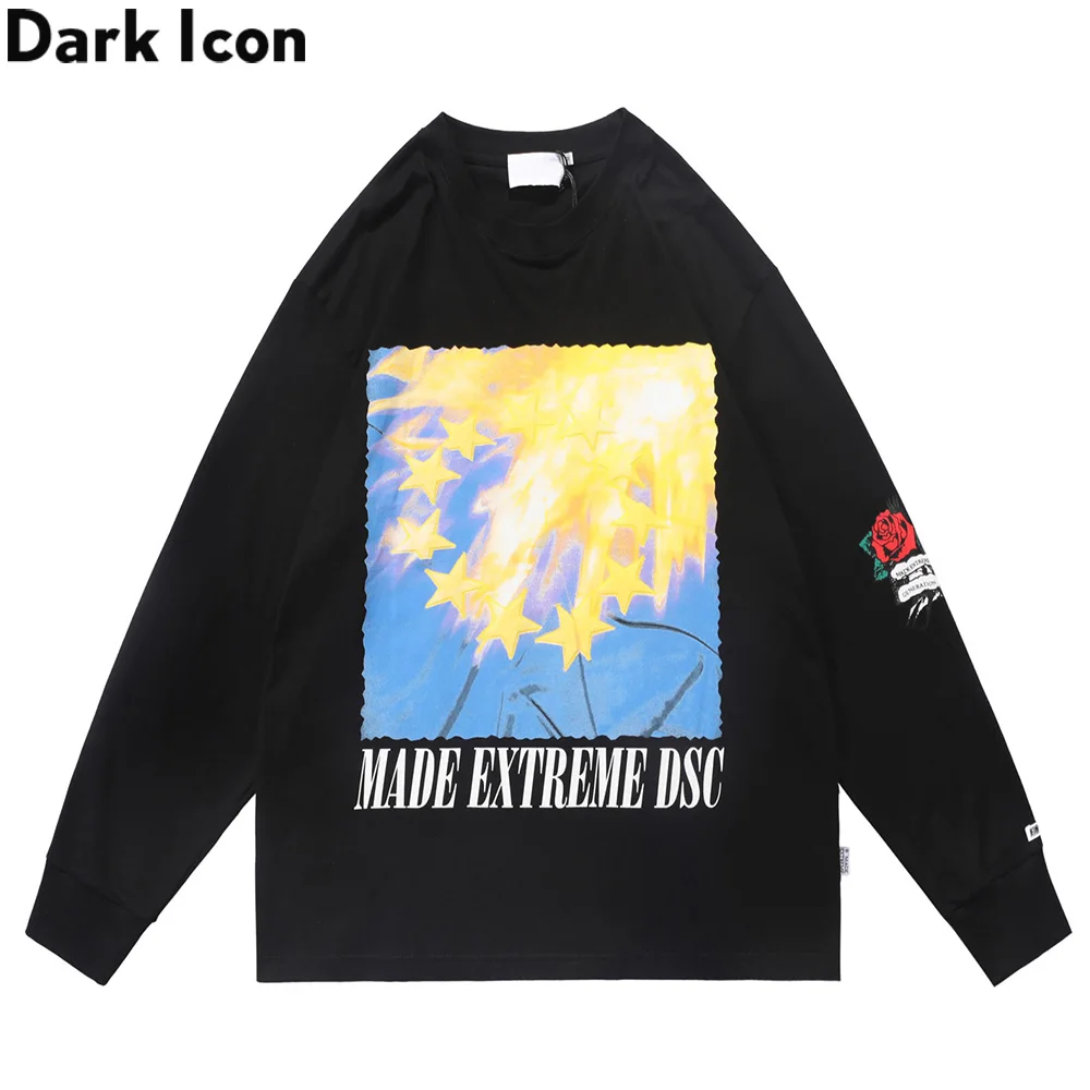 Dark Icon Firework Five Star Street Fashion Tshirts Men Women Oversized Men's T-shirts Long Sleeve Cotton
Dark Icon Firework Five Star Street Fashion Tshirts Men Women Oversized Men's T-shirts Long Sleeve Cotton