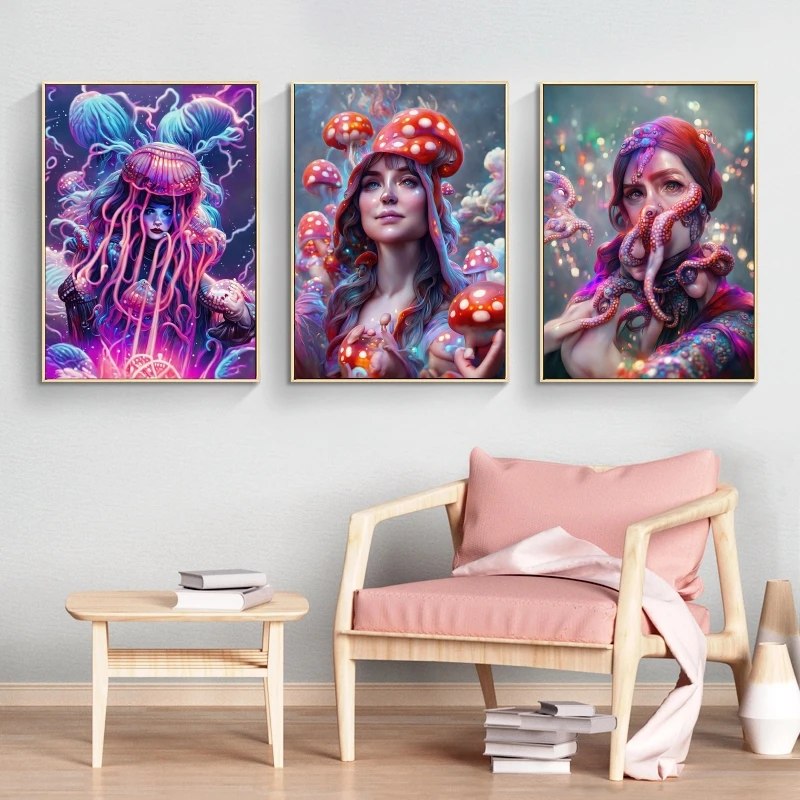 Canvas Posters Jellyfish Girl Wall Art Cuadros Best Gift Modern Living Room Kid Action Figures Gifts Modular Painting
Canvas Posters Jellyfish Girl Wall Art Cuadros Best Gift Modern Living Room Kid Action Figures Gifts Modular Painting