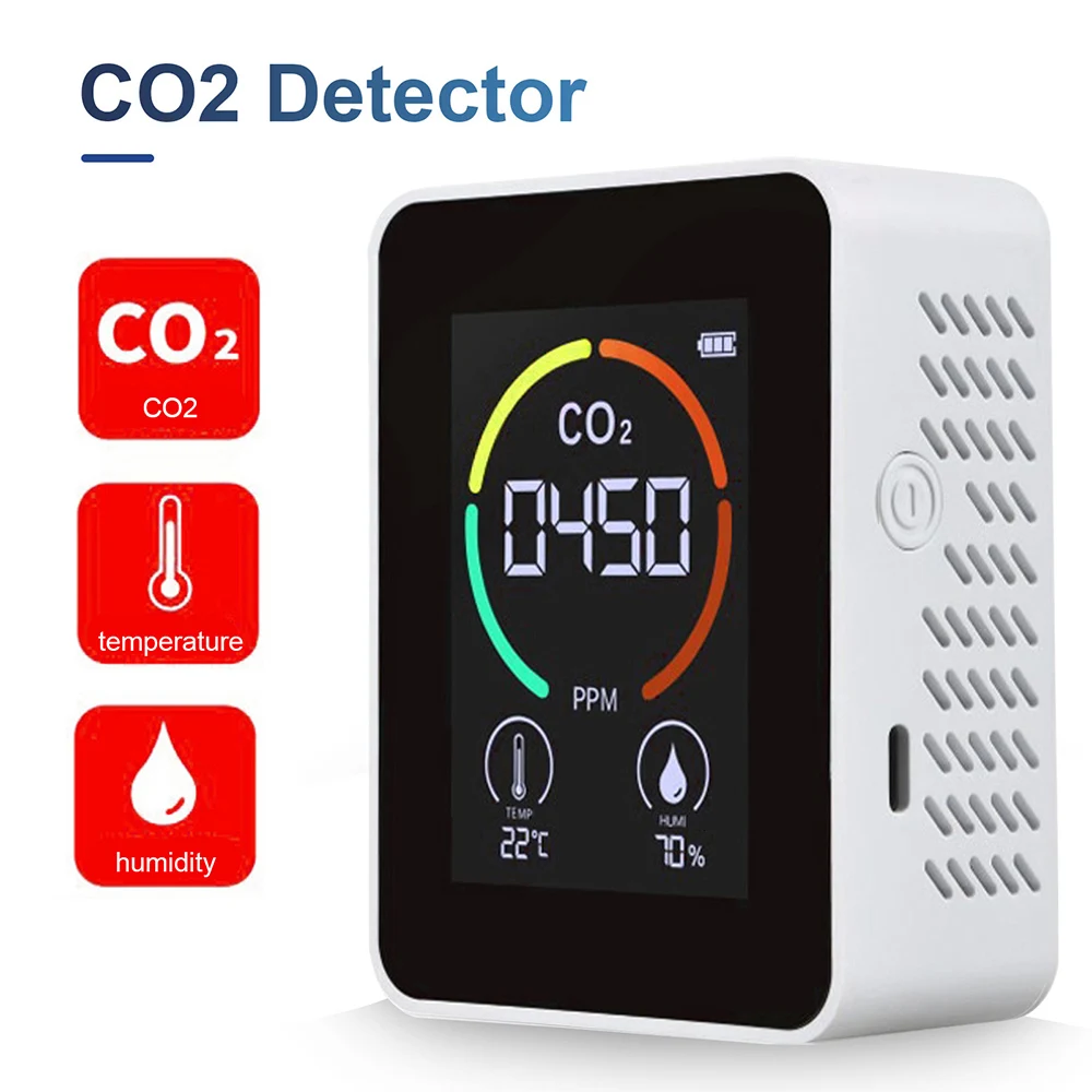 CO2 Sensor Air Detector Carbon Dioxide Detector Agricultural Production Greenhouse CO2 Meter Air Quality Monitor CO2 detector
CO2 Sensor Air Detector Carbon Dioxide Detector Agricultural Production Greenhouse CO2 Meter Air Quality Monitor CO2 detector