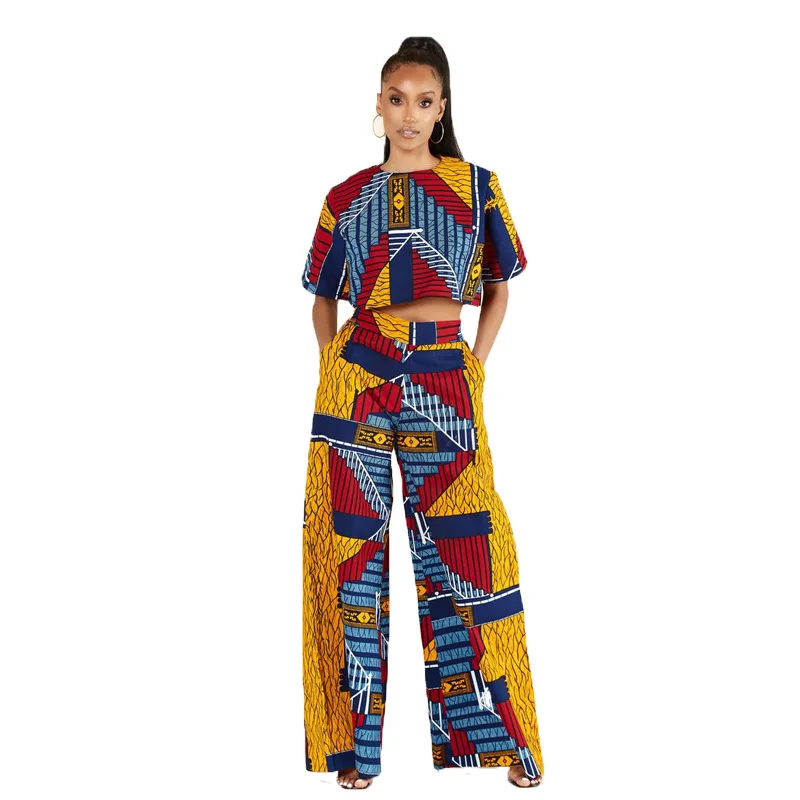 Two Pieces African Clothes for Women Sexy Boho Summer Ankara African Printing Top and Pant Robe Africaine Femme African Suit
Two Pieces African Clothes for Women Sexy Boho Summer Ankara African Printing Top and Pant Robe Africaine Femme African Suit