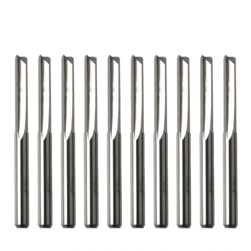 Professional Milling Cutter 10x Straight Slot Double Flutes High Abrasion Resistance High Speed Steel Woodworking Tools M4YD
Professional Milling Cutter 10x Straight Slot Double Flutes High Abrasion Resistance High Speed Steel Woodworking Tools M4YD