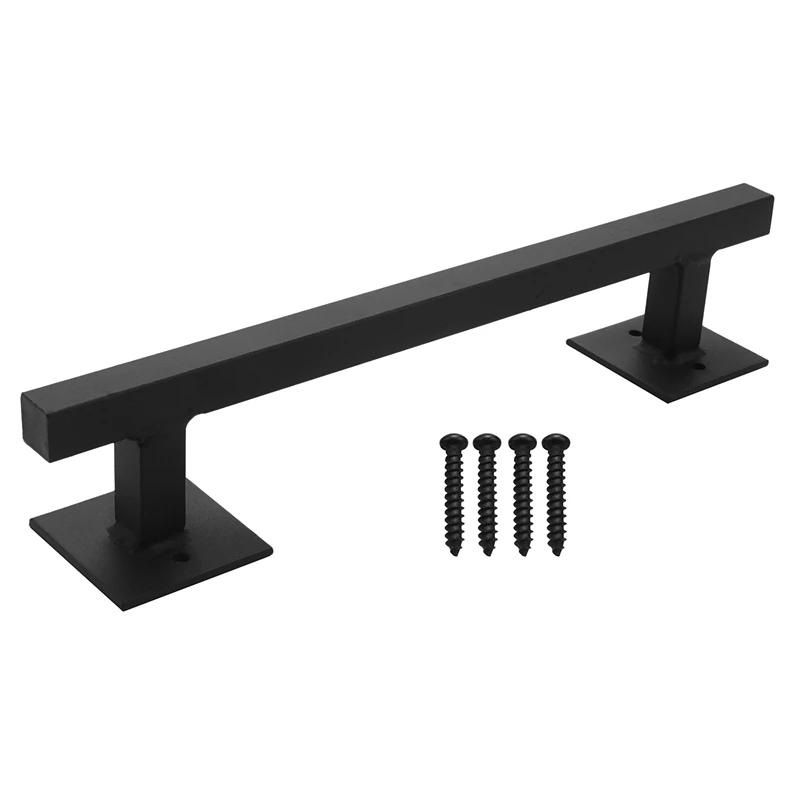 12Inch Heavy Duty Steel Black Square Sliding Door Pull Handle For Sliding Barn Door Gates Garages Sheds Furniture
12Inch Heavy Duty Steel Black Square Sliding Door Pull Handle For Sliding Barn Door Gates Garages Sheds Furniture