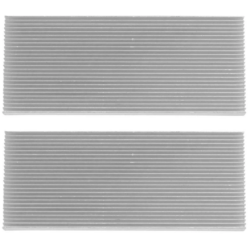 2X Aluminum Heat Sink Heatsink For High Power LED Amplifier Transistor 100X41x8mm
2X Aluminum Heat Sink Heatsink For High Power LED Amplifier Transistor 100X41x8mm