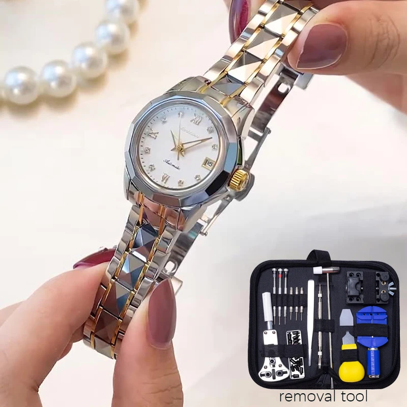 women's watch Fully automatic mechanical watch waterproof ladies watch women's watch to send girlfriend to lover-8813-12
women's watch Fully automatic mechanical watch waterproof ladies watch women's watch to send girlfriend to lover-8813-12