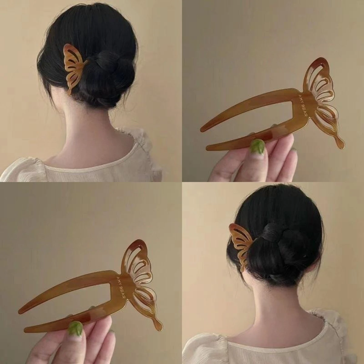 Butterfly Shape Hairpin U Shape Headbands Geometric Headwear Women Elegance Lady Hairpins Fashion Hair Clips Hair Accessories
Butterfly Shape Hairpin U Shape Headbands Geometric Headwear Women Elegance Lady Hairpins Fashion Hair Clips Hair Accessories