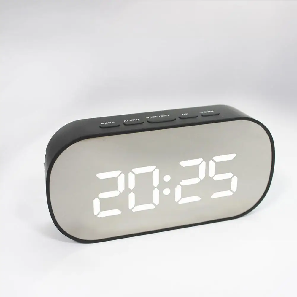 LED Digital Alarm Clock Large Screen Stereo Clock Mirror Temperature Clock With Snooze Function Desk Clock Home Decoration
LED Digital Alarm Clock Large Screen Stereo Clock Mirror Temperature Clock With Snooze Function Desk Clock Home Decoration