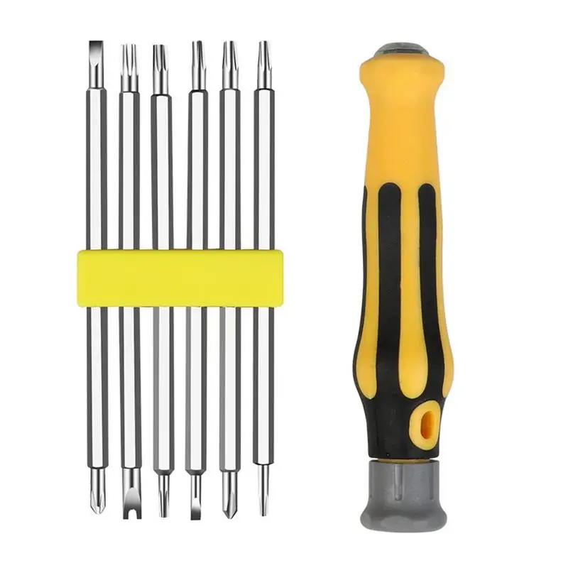 Magnetic Screwdriver Set 6 In 1 Appliance Screwdriver Multipurpose Screwdriver Kit 4 Types Precision Screwdriver Bits Tool
Magnetic Screwdriver Set 6 In 1 Appliance Screwdriver Multipurpose Screwdriver Kit 4 Types Precision Screwdriver Bits Tool