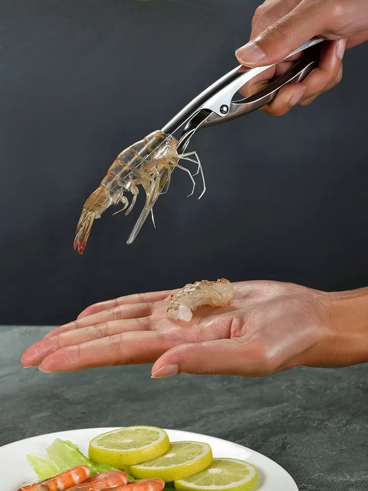 Stainless Steel Shrimp Peeler Prawn Shrimp Deveiner Lobster Shell Remover Peel Device Kitchen Seafood Tools
Stainless Steel Shrimp Peeler Prawn Shrimp Deveiner Lobster Shell Remover Peel Device Kitchen Seafood Tools
