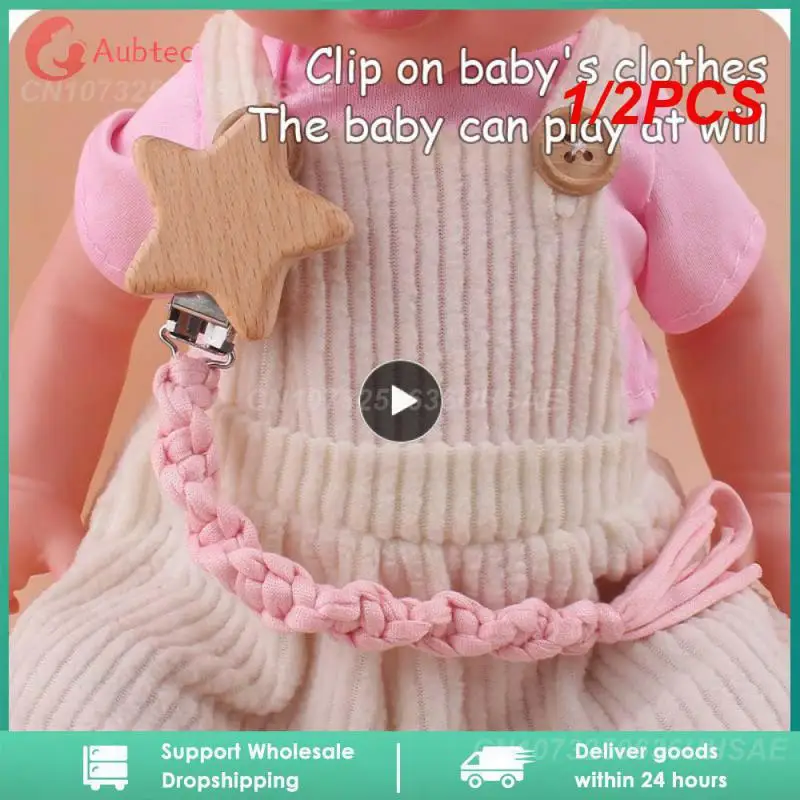 1/2PCS Baby Pacifier Chain Hand Braided Cotton Cloth Handmade Heart Shape Wooden Dummy Pacifier Clips For Nursing Teether Shower
1/2PCS Baby Pacifier Chain Hand Braided Cotton Cloth Handmade Heart Shape Wooden Dummy Pacifier Clips For Nursing Teether Shower