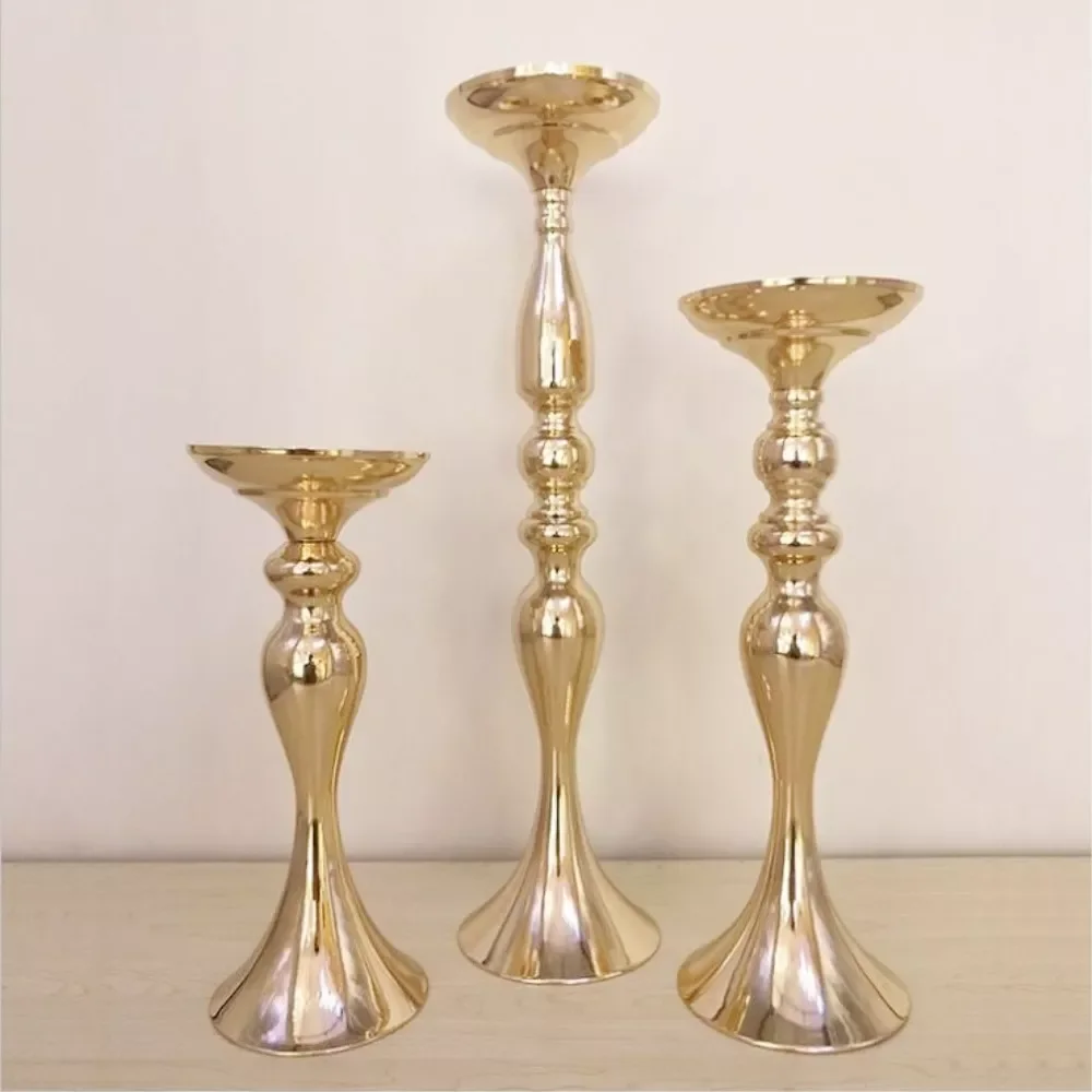 NEW Gold Candle Holders flower Vase Table Centerpiece Event Flower Rack Road Lead Wedding Decoration Metal Candlestick 1pcs
NEW Gold Candle Holders flower Vase Table Centerpiece Event Flower Rack Road Lead Wedding Decoration Metal Candlestick 1pcs