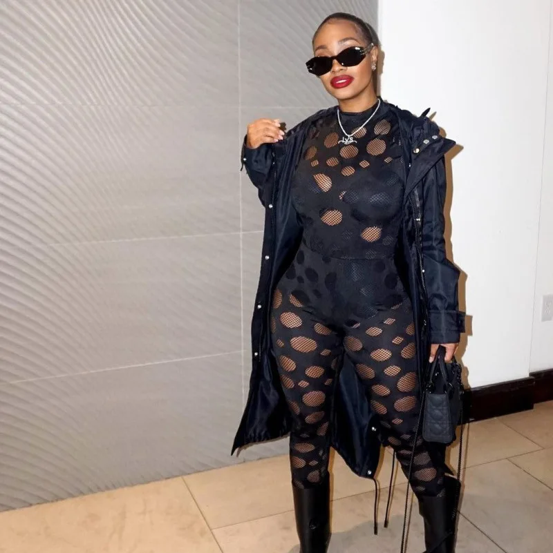 Sexy See Through Women Two Piece Set Long Sleeve Hollow Out Slim Shirt Elastic Legging Pant Night Club Outfit Y2k Clothes
Sexy See Through Women Two Piece Set Long Sleeve Hollow Out Slim Shirt Elastic Legging Pant Night Club Outfit Y2k Clothes