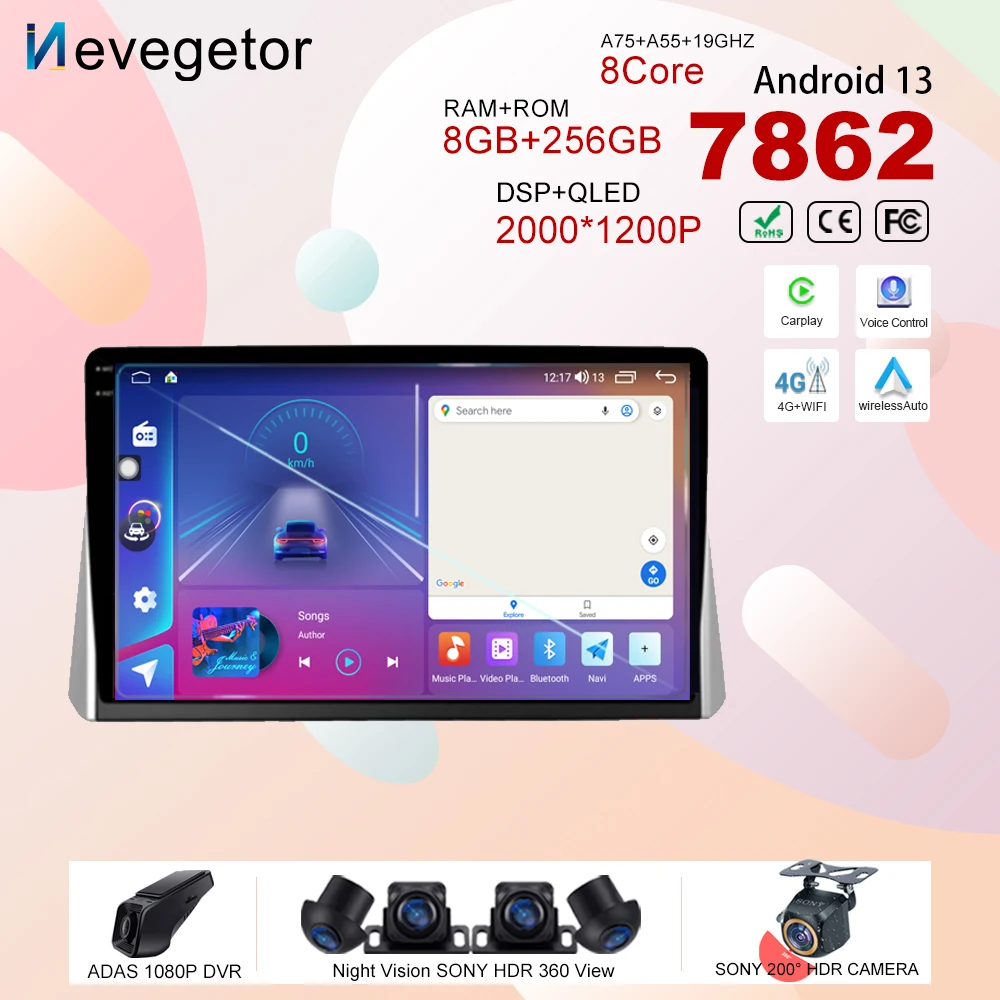 Car Stereo For Mitsubishi Xpander 2017- 2022 Android13 Auto 5G wifi Radio Multimedia Player GPS Navigation Wireless Carplay CPU
Car Stereo For Mitsubishi Xpander 2017- 2022 Android13 Auto 5G wifi Radio Multimedia Player GPS Navigation Wireless Carplay CPU