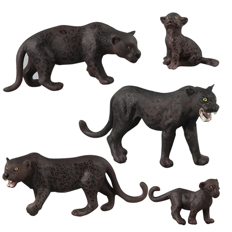 Simulation Animal Model Toy Black Panther Model Toy Jungle Wild Animal Leopard Ornament Model Figurine D'action Kawaii Figures
Simulation Animal Model Toy Black Panther Model Toy Jungle Wild Animal Leopard Ornament Model Figurine D'action Kawaii Figures
