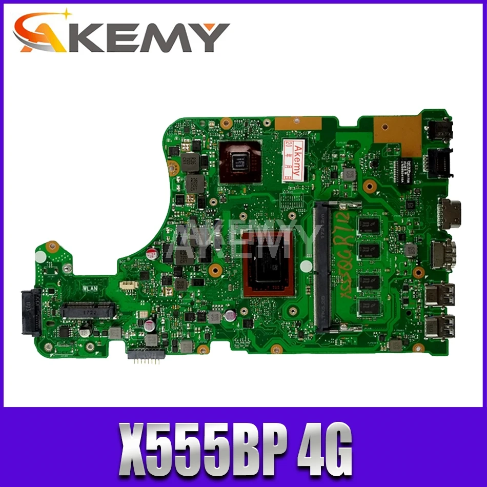 Материнская плата X555BP для Asus X555B X555BP X555QG, материнская плата для ноутбука A9-9420P, процессор 4 Гб ОЗУ, графика R5
Материнская плата X555BP для Asus X555B X555BP X555QG, материнская плата для ноутбука A9-9420P, процессор 4 Гб ОЗУ, графика R5