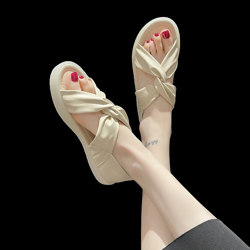 Новинка лета 2022, Модные женские сандалии, Босоножки с открытым носком, эластичные туфли на плоской подошве, женская обувь на каблуке
Новинка лета 2022, Модные женские сандалии, Босоножки с открытым носком, эластичные туфли на плоской подошве, женская обувь на каблуке