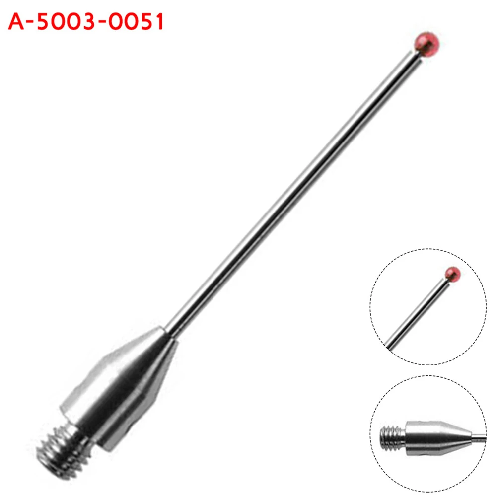Cmm Touch Probe Cmm Stylus Tips M3 Thread CMM Styli 1.5mm Ball A-5003-0051 30mm Length Tungsten Carbide Rod Touch Probe
Cmm Touch Probe Cmm Stylus Tips M3 Thread CMM Styli 1.5mm Ball A-5003-0051 30mm Length Tungsten Carbide Rod Touch Probe
