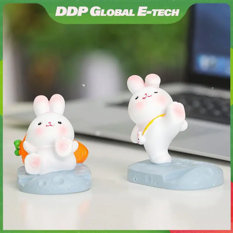 Lightweight Desk Cell Phone Bracket Small Resin Mobile Phone Holder Universal Creative White Rabbit Phone Stand Cute Portable
Lightweight Desk Cell Phone Bracket Small Resin Mobile Phone Holder Universal Creative White Rabbit Phone Stand Cute Portable